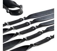 SimpleShot 5pcs Slingshot Bands Powerful Professional Elastic Rubber Catapult Shooting Flat Bands (1/2" Nitro)