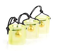 SimpleShot Bell Target 3-Pack - Durable Hanging Slingshot Targets with Audible DING