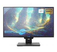 SIMPLETEK - 1080p 24" Touch Monitor | Integrated Webcam, Microphone and Speaker | Full HD Touchscreen | HDMI VGA