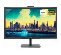 SIMPLETEK - 1080p 27" Touch Monitor | Integrated Webcam, Microphone and Speaker | Full HD Touchscreen | HDMI VGA