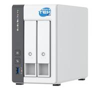 SIMPLETEK - 2 Bay NAS System Enclosure for 3.5/2.5 inch Disks with 4GB RAM, 2.5 Gigabit LAN and Home Cloud Storage
