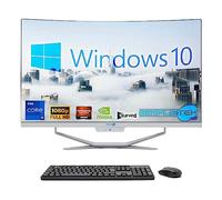 SIMPLETEK All in One 27" Curved Computer | Intel i9 10th Gen Processor | GT710 1GB Video Card | Windows 10 | 8GB RAM 120GB SSD | Ideal for Graphics, Gaming, Work