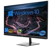 SIMPLETEK - All in One i7 10th Gen AiO 27" 2K Windows 10 Pro 32GB RAM SSD 2TB with GPU GTX1650 4GB WiFi6 + BT 5.2 + Webcam | Ideal for Editing/Gaming