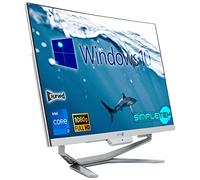 SIMPLETEK - All in One PC with Curved Screen 24" FHD Core i7 Up to 3.60 GHz Windows 10 Pro Integrated Webcam with Mouse and Wireless Keyboard | 16GB RAM SSD 2TB