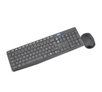 SIMPLETEK - AZERTY FR French Layout Wireless Keyboard and Mouse Kit - Plug-and-Play USB Receiver - Spill Proof Design