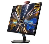 SIMPLETEK - IPS WLED Monitor with Integrated Webcam | Full HD 24 inch | HDMI VGA | Integrated Speakers | VESA 75x75mm