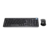 SIMPLETEK - Japanese QWERTY Wireless Keyboard and Mouse Kit with Pre-Applied Stickers, Black, Universal Compatibility