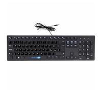 SIMPLETEK - KB216 Wired USB Keyboard | Stickers Layout Italian IT QWERTY | Compatible with Desktop PC | Colour Black