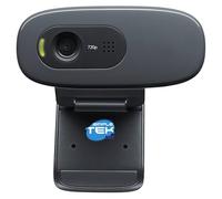 SIMPLETEK - Logitech C270 720p HD Webcam with Noise Reduction Microphone and Auto Light Correction