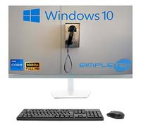 SIMPLETEK - PC All in One 24" FHD Core i7 Up to 3.60GHz Windows 10 | 8GB RAM SSD 120GB | Integrated Webcam HDMI - Mouse and Keyboard included