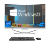 SIMPLETEK - PC All in One 27" Curved Windows 11 | 12th Gen Core i7 Processor | 16GB RAM DDR4 SSD 480GB