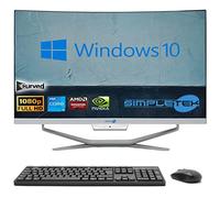 SIMPLETEK - PC All in One Curved Display 24" Core i5 Video Card RX550 4GB Windows 10 | 16GB RAM SSD 960GB | Work, Gaming