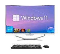 SIMPLETEK - PC All in One Curved Display 27" Core i3 Video Card RX550 4GB Windows 11 | 16GB RAM SSD 960GB | Work, Gaming