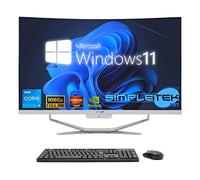 SIMPLETEK - PC All in One Curved Display 27" Core i5 Video Card GTX1660 6GB Windows 11 | 64GB RAM SSD 4TB | Work, Gaming