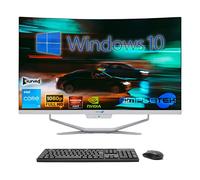 SIMPLETEK - PC All in One Display 27" Curved Core i3 Video Card GTX1650 4GB Windows 10 | 32GB RAM SSD 2TB | Work, Gaming