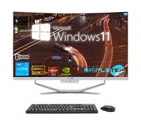 SIMPLETEK - PC All in One Display 27" Curved Core i3 Video Card RX550 4GB Windows 11 | 16GB RAM SSD 960GB | Work, Gaming