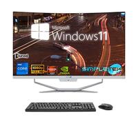SIMPLETEK - PC All in One Display 27" Curved Core i7 Video Card GTX1660 6GB Windows 11 | 64GB RAM SSD 4TB | Work, Gaming