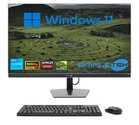 SIMPLETEK - PC All in One Display 27" Windows 11 | Core i3 12th Gen | 8GB RAM DDR4 SSD 240GB | Work, Entertainment