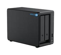 SIMPLETEK - Professional 2-Bay NAS - Quad-Core 2.60GHz - 4GB RAM DDR4 ECC (Expandable up to 32GB) - Dual Network 2.5GbE + Gigabit