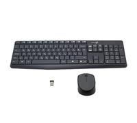 SIMPLETEK - QWERTZ Layout Wireless Wifi Mouse and Keyboard Kit | Slovenian Croatian Bosnian Serbian Monte | 2.4Ghz - Wireless - Durable - Grey