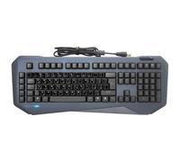 SIMPLETEK - RGB Mechanical Gaming Keyboard - Professional Mechanical Switches + Stickers Layout QWERTY Arabic - Black