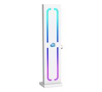 SIMPLETEK - Support Stand GPU Video Card White Adjustable RTX GTX XTX ToolLess Compatible with PolyChrome Sync Mystic Light Aura RGB Fusion