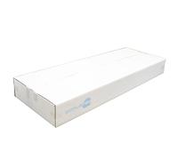 SIMPLETEK - White Cardboard Box for Packaging E-Commerce Shipping Keyboard Kit Mouse M&K | Single Low Wave (B), 58 x 20 x 6 cm (1 Piece)