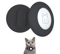 SimpleThings Air-tag Cat Collar Holder, Pet Silicone Protective Case for Air-tag, 2Pack Waterproof Case Cover for Apple Air-tag Cat Dog Pet Collar Within 3/8 inch