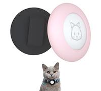 SimpleThings Air-tag Cat Collar Holder, Pet Silicone Protective Case for Air-tag, 2Pack Waterproof Case Cover for Apple Air-tag Cat Dog Pet Collar Within 3/8 inch