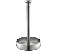 simpletome Paper Towel Holder Countertop ONE HAND Tear Keep It Rolled Up Weighted Base (304 Brushed Silvery)