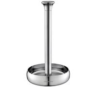 simpletome Paper Towel Holder Countertop ONE HAND Tear Keep It Rolled Up Weighted Base (Chrome)