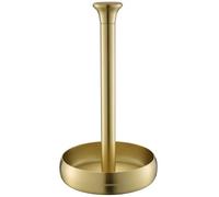 simpletome Paper Towel Holder Countertop ONE HAND Tear Keep It Rolled Up Weighted Base (Light Gold)