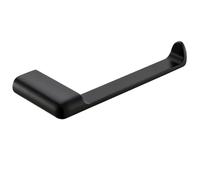 simpletome Toilet Paper Holder Wall Mount Never Rust Zinc Alloy Drilling Installation Modern Minimalist Design (Matte Black)