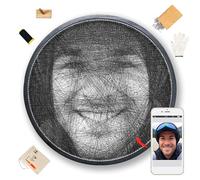 SimpleVibesXinPuwei 【Custom Photo String Art Kit】- DIY Portrait Wall Art for Adults, Unique Home Decor Gift