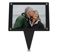 SimpleView 5x7 Waterproof Picture Frame | Memorial Gifts | Cemetery Decorations for Grave | Grave Decorations for Cemetery | Picture Frames | Sympathy Gift (Black)