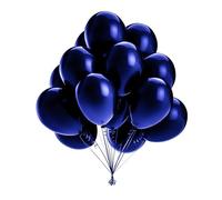SimpleWild Premium 10-Inch Night Dark Blue Balloons - Large & Durable, Helium-Quality Latex for Birthday Decoration, Balloon Arch Kit, Baby Showers, Weddings, and Celebrations - Pack of 30
