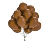 SimpleWild Premium 12-Inch Coffee Brown Balloons - Large & Durable, Helium-Quality Latex for Birthday Decoration, Balloon Arch Kit, Baby Showers, Weddings, and Celebrations - Pack of 30