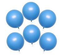SimpleWild Premium 18-Inch Baby Blue Balloons - Large, Strong & Durable, Helium-Quality Latex for Birthday Decoration, Balloon Arch Kit, Baby Showers, Weddings, Gender Reveal - Pack of 8