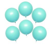 SimpleWild Premium 18-Inch Mint Green Balloons - Large & Durable, Helium-Quality Latex for Birthday Decoration, Balloon Arch Kit, Baby Showers, Weddings, and Celebrations - Pack of 8