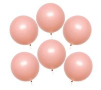 SimpleWild Premium 18-Inch Pastel Apricot Balloons - Large & Durable, Helium-Quality Latex, Light Apricot Balloons for Birthday Parties, Baby Showers, Weddings, and Celebrations - Pack of 8