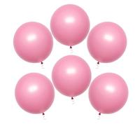 SimpleWild Premium 18-Inch Pastel Pink Balloons - Large & Durable, Helium Quality Latex, Light Pink Balloons for Birthday Parties, Baby Showers, Weddings, Gender Reveal and Celebrations - Pack of 8