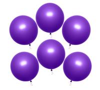 SimpleWild Premium 18-Inch Purple Balloons - Large & Durable, Helium-Quality Latex for Birthday Decoration, Balloon Arch Kit, Baby Showers, Weddings, and Celebrations - Pack of 8