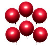 SimpleWild Premium 18-Inch Red Balloons - Large & Durable, Helium-Quality Latex for Birthday Decoration, Balloon Arch Kit, Baby Showers, Weddings, and Celebrations - Pack of 8