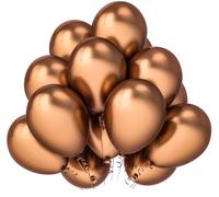 SimpleWild Premium 5-Inch Metallic Rose Gold Balloons, Pack of 30 | Shiny Thick Baloons Chrome Rose Gold Finish for Birthday Party Decoration, Baby Showers, Gender Reveal Ballons