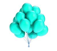 SimpleWild Premium 5-Inch Teal Blue Balloons - Small, Strong & Durable, Quality Latex for Birthday Decoration, Balloon Arch Kit, Baby Showers, Weddings, Gender Reveal - Pack of 50
