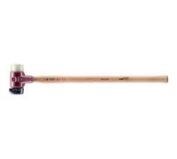 Simplex 3028.261 Sledgehammer, Rubber Composition, with Base/Nylon, Malleable Cast Iron Housing and Hickory Handle, Diameter 60 mm