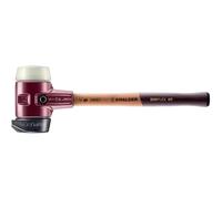 Simplex 3028.280 Soft Hammer Rubber Composition with Base/Nylon with Malleable Cast Iron Housing and High-Quality Wooden Handle Diameter 80 mm