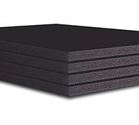 Simplex A4 Foam Board 5MM, Black, 10 Sheets - Poster Board, Acid Free, Double Sided, Sign Board Foamboard Sheets for Mounting, Crafts, Modelling, Art, Display, Presentation