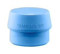 Simplex insert, TPE soft, blue, diameter 80 mm, 3201.080