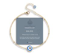SIMPLÍ BASIC Evil Eye Stud Earrings - 925 Sterling Silver & 18K Gold-Plated Variants | Handmade Protective Jewellery | Everyday Wear | Luxury Gift Box for Women, Girls & Loved Ones